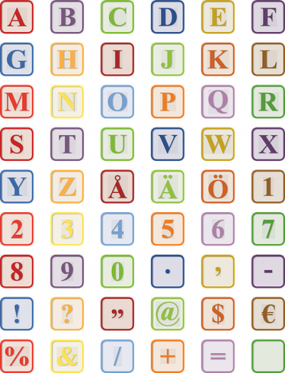 alphabets